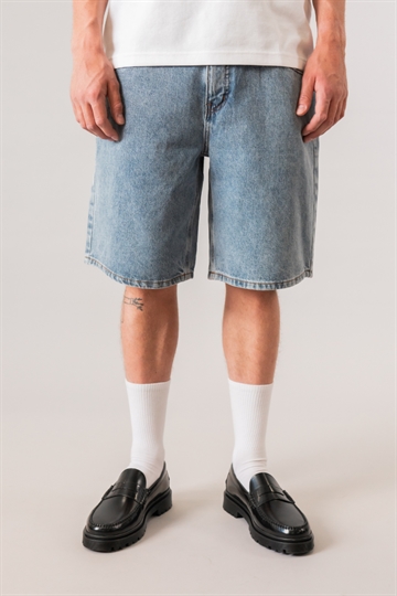 Fraizer - Teens - Baggy Shorts - Medium Blue Retro Wash